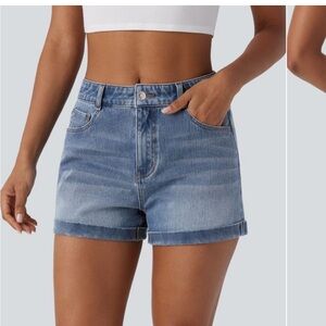 HALARA Blue Jean Shorts for Women